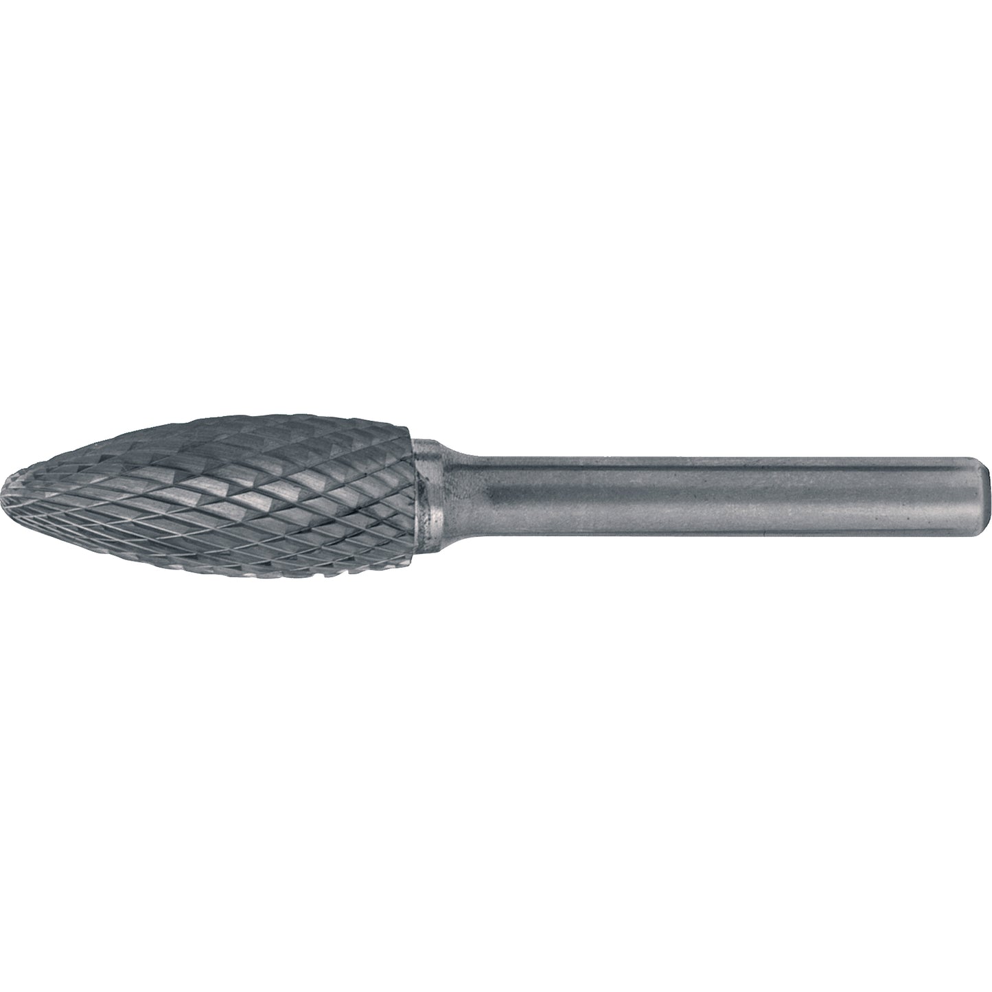 Solid Carbide Burrs - Flame Shaped, 5/16" Dia., 1/4" Shank