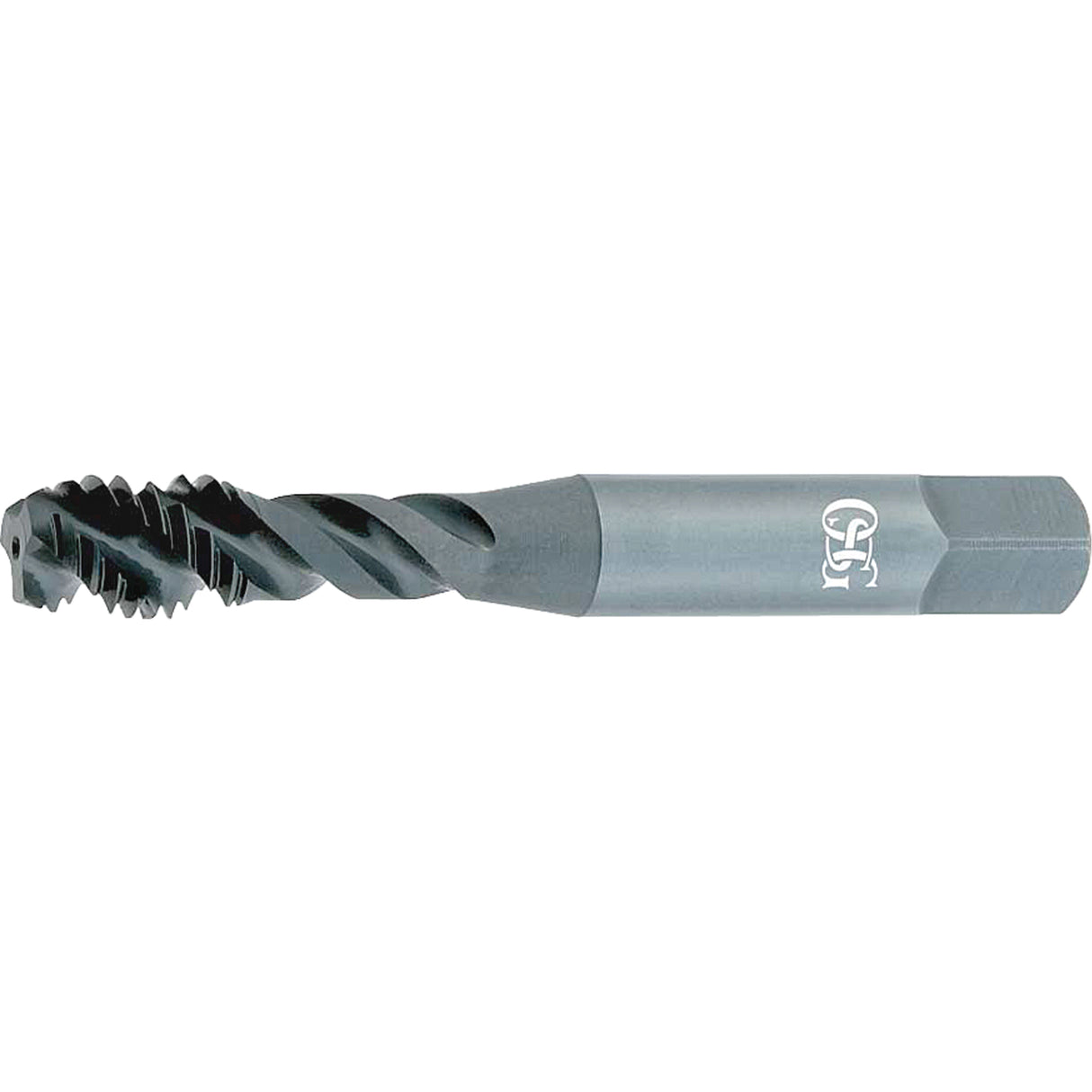 HY-PRO® Spiral Flute Tap, High Speed Steel, 8-32 Thread, 2-1/8" L