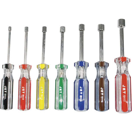 NDS-07 Jumbo Handle Nut Driver Set, 7 Pcs., Magnetic, Imperial