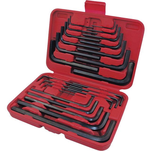 JHK-25SM Hex Key Set, 25 Pcs., Metric & Imperial