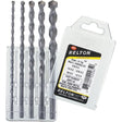 Groo-V Tip Multi-Purpose Specialty Drill Bit Sets, 5 Pieces, Carbide