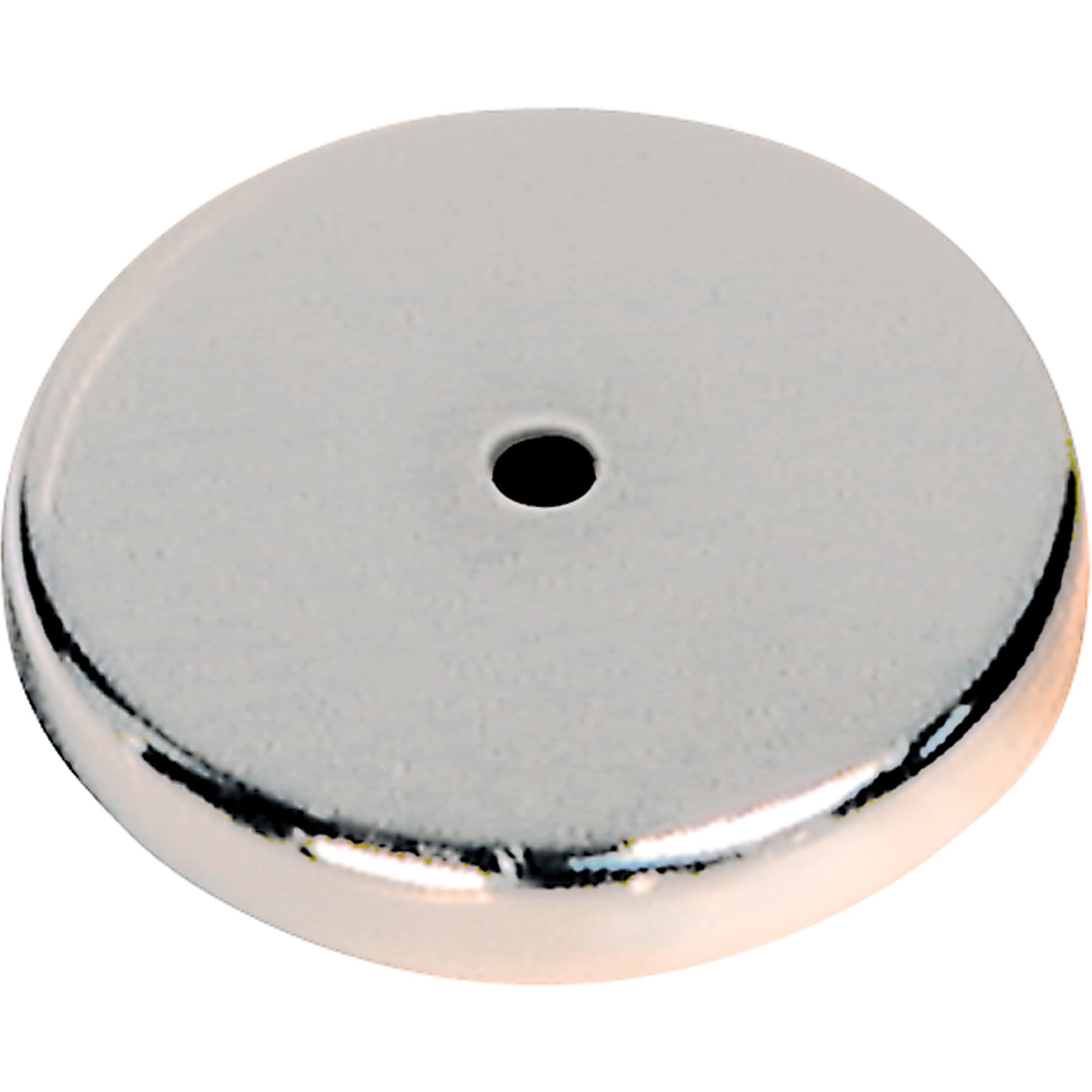 Low Profile Cup Magnets, 2-1/32" Dia., 19 lbs. Pull