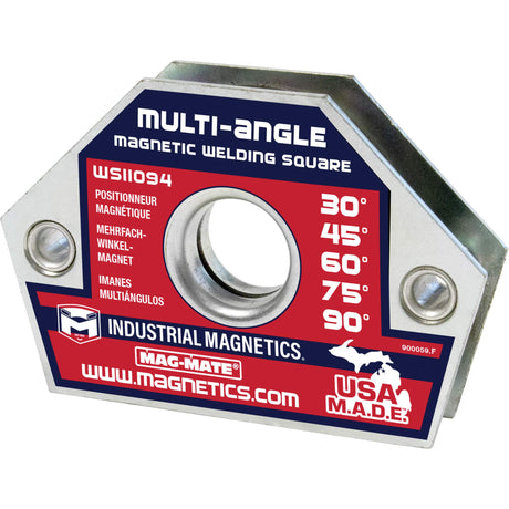 Magnetic Welding Squares, 4-3/8" L x 3/4" W x 3" H, 55 lbs.