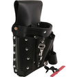 Extra-Capacity Tool Pouches, Multiple Tool Holder, Leather, 8 Pockets