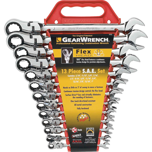Wrench Set, Combination, 13 Pieces, Imperial