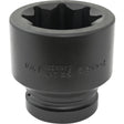 Double Square Socket, Impact, 1-5/8", 1" Drive, 8 Points