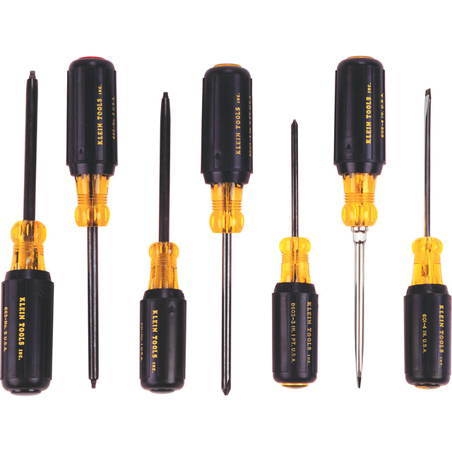 Canadian Basic Cushion-Grip Screwdriver Set, 7 Pcs.