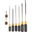 Long & Short Cushion-Grip Screwdriver Set, 8 Pcs.