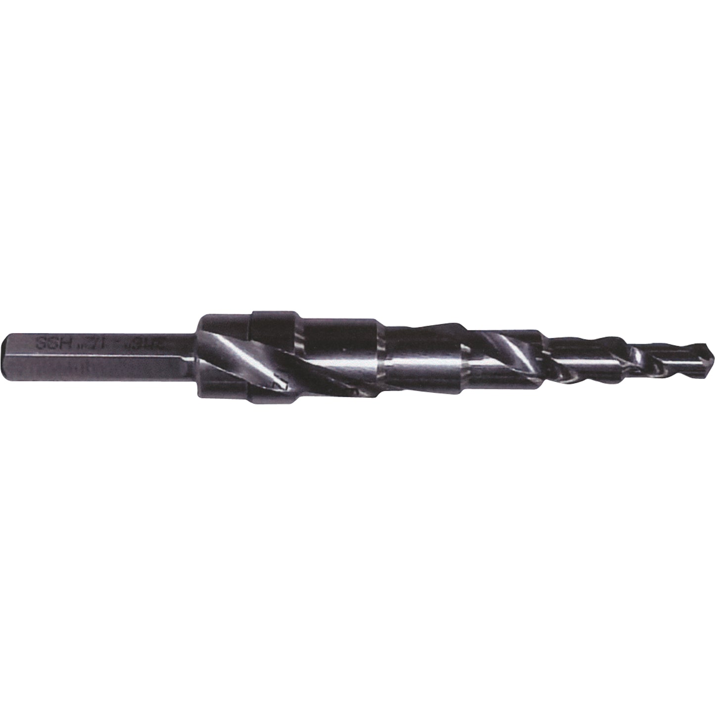 Progressive Step Drill, 1/8" - 1/2" , 1/32" Increments, High Speed Steel