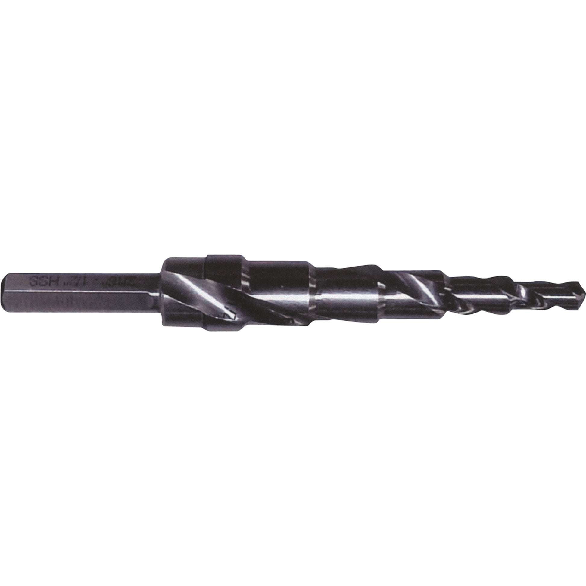 Progressive Step Drill, 1/8" - 1/2" , 1/32" Increments, High Speed Steel