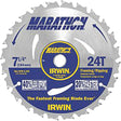 Contractor Saw Blades - Marathon® Saw Blades, 7-1/4", 24 Teeth