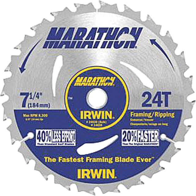 Contractor Saw Blades - Marathon® Saw Blades, 7-1/4", 24 Teeth