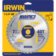 Contractor Saw Blades - Marathon® Saw Blades, 7-1/4", 40 Teeth, Wood Use