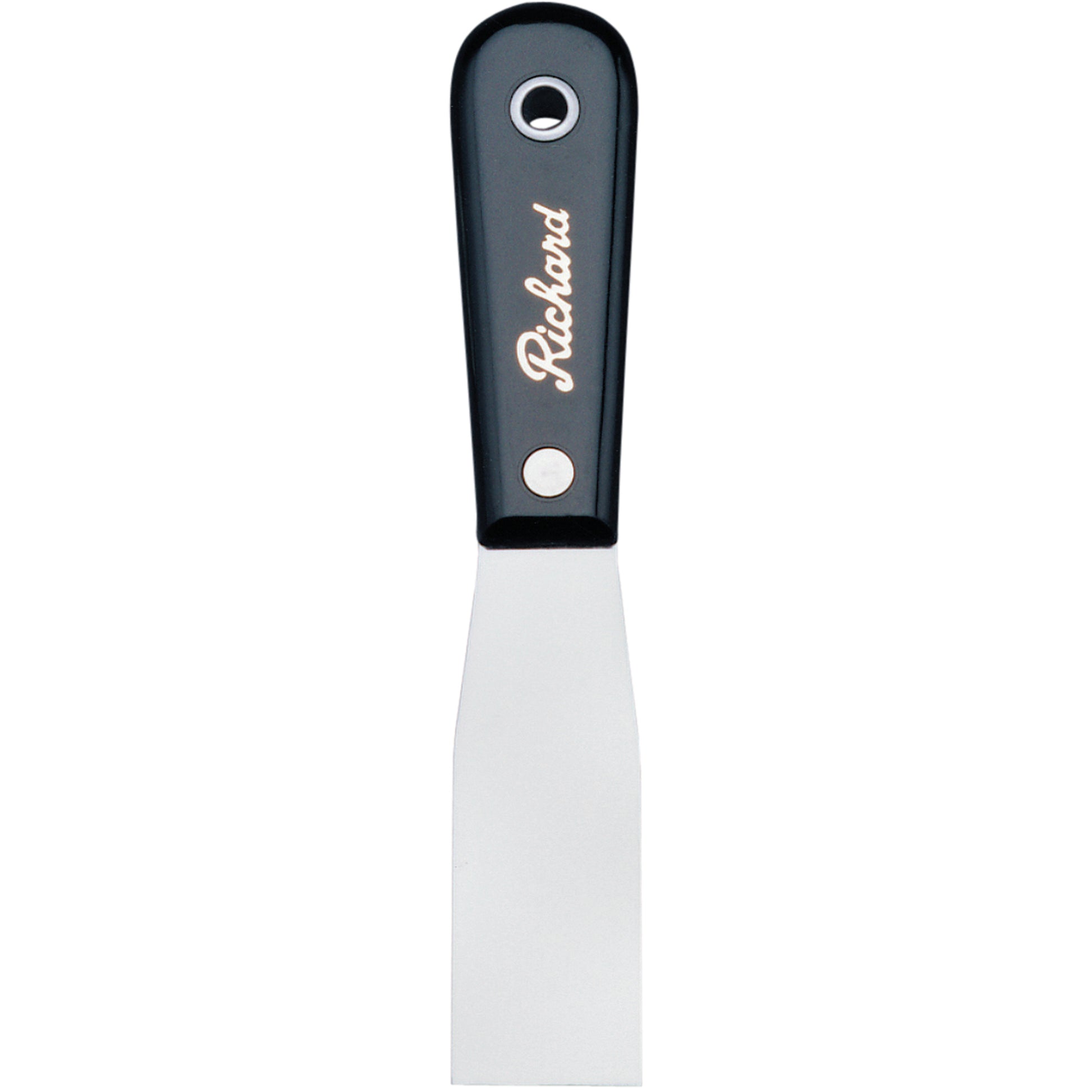Putty Knife Flexible, Steel Blade, 1-1/4" Wide, Polypropylene Handle