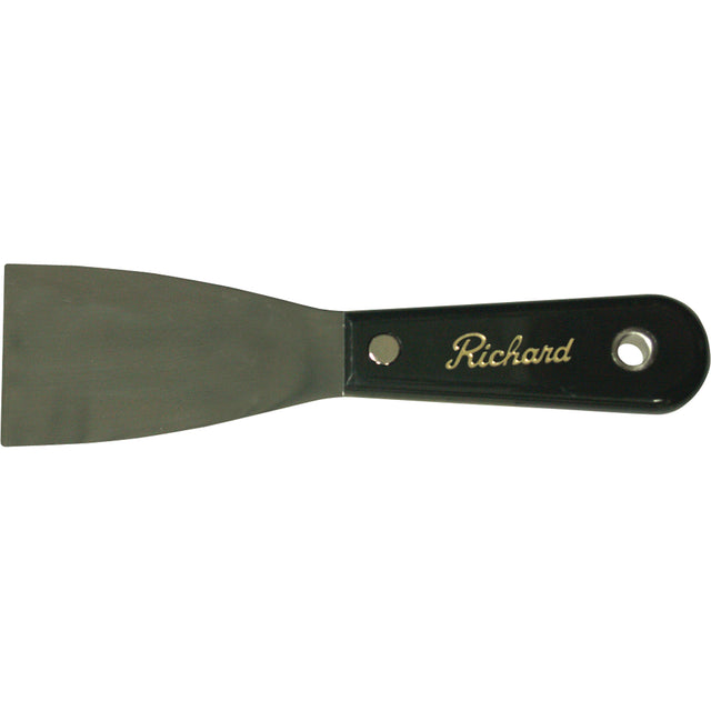 Putty Knife Stiff, Steel Blade, 2" Wide, Polypropylene Handle
