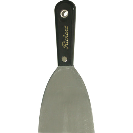 Stiff Putty Knife, 3-1/2", High-Carbon Steel Blade