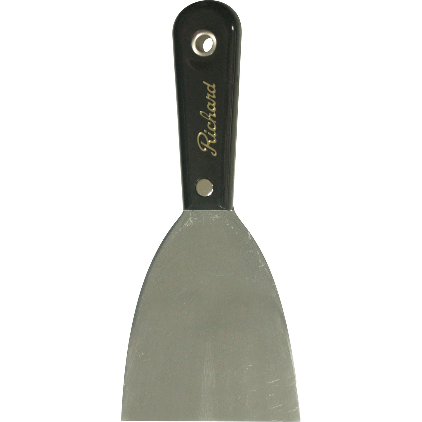 Stiff Putty Knife, 3-1/2", High-Carbon Steel Blade
