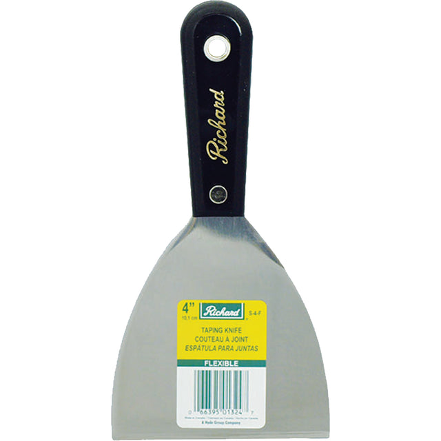 Pro Series Flexible Taping Knife, 4", High-Carbon Steel Blade