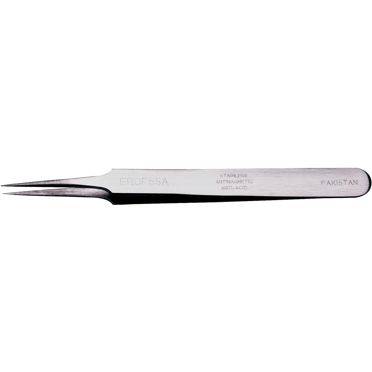 Tweezers - Pointed Tips, Straight Relieved - 4.53" (115 mm)