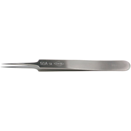 Tweezers - Pointed Tips, Straight Relieved - 4.53" (115 mm)