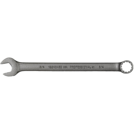 Combination Wrench, 12 Point, 3/4", Black Oxide Finish