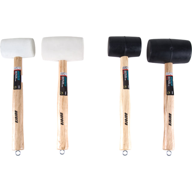 Rubber Mallet Set, 4 Pieces