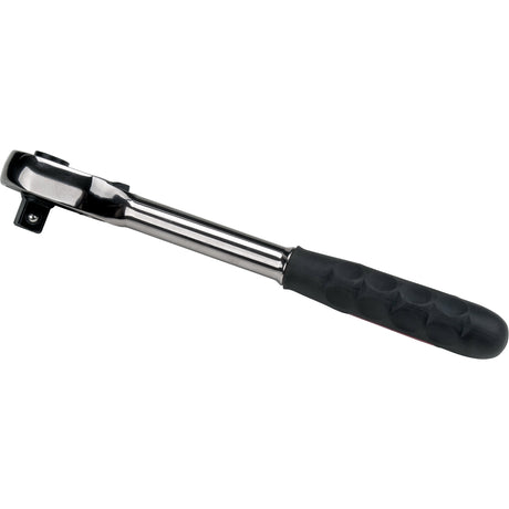 Quick-Release Rubber Grip Ratchet Wrench, 1/2" Drive, Rubber Handle