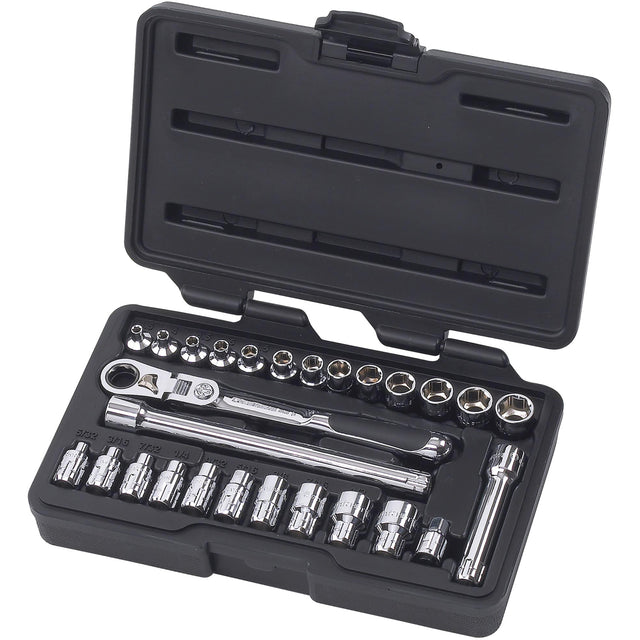 Vortex® Ratchet Set, 27 Pcs, 1/4" Drive Size