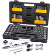 SAE/Metric Ratcheting Tap & Die Set, 77 Pieces