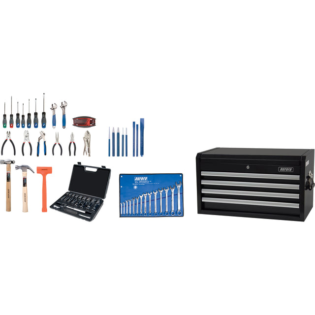 Starter Tool Set with Steel Chest, 70 Pieces