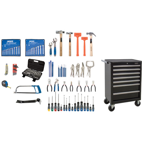 Intermediate Tool Set with Steel Chest, 112 Pieces