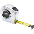 Tape Measure Chrome Engineers, 1" x 33', in./ft. Graduations