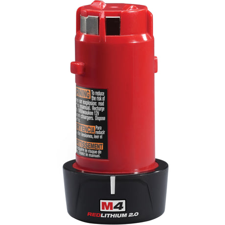 M4™ Redlithium™ Batteries, Lithium-Ion, 4 V, 2 A
