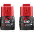 M12™ Redlithium™ Batteries, Lithium-Ion, 12 V, 1.5 A