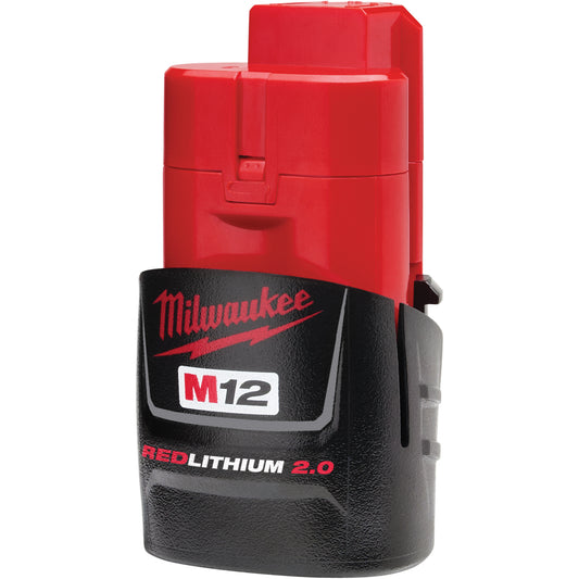 M12™ Redlithium™ 2.0 Battery, Lithium-Ion, 12 V, 2 A