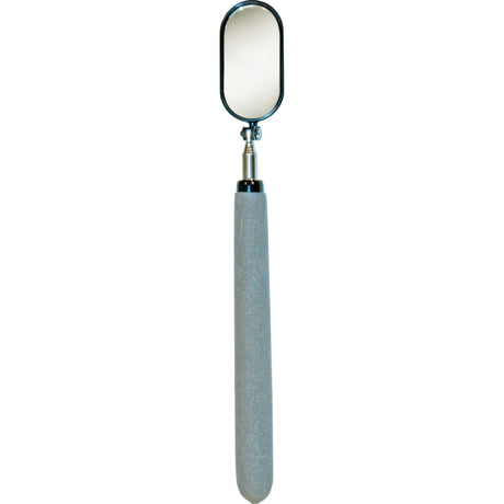 Inspection Mirror, Oval, 1-1/2" L x 1-1/4" W, Telescopic