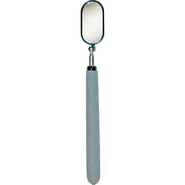 Inspection Mirror, Oval, 1-1/2" L x 1-1/4" W, Telescopic