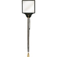 Inspection Magnetic Mirror, Square, 2" L x 2" W, Telescopic