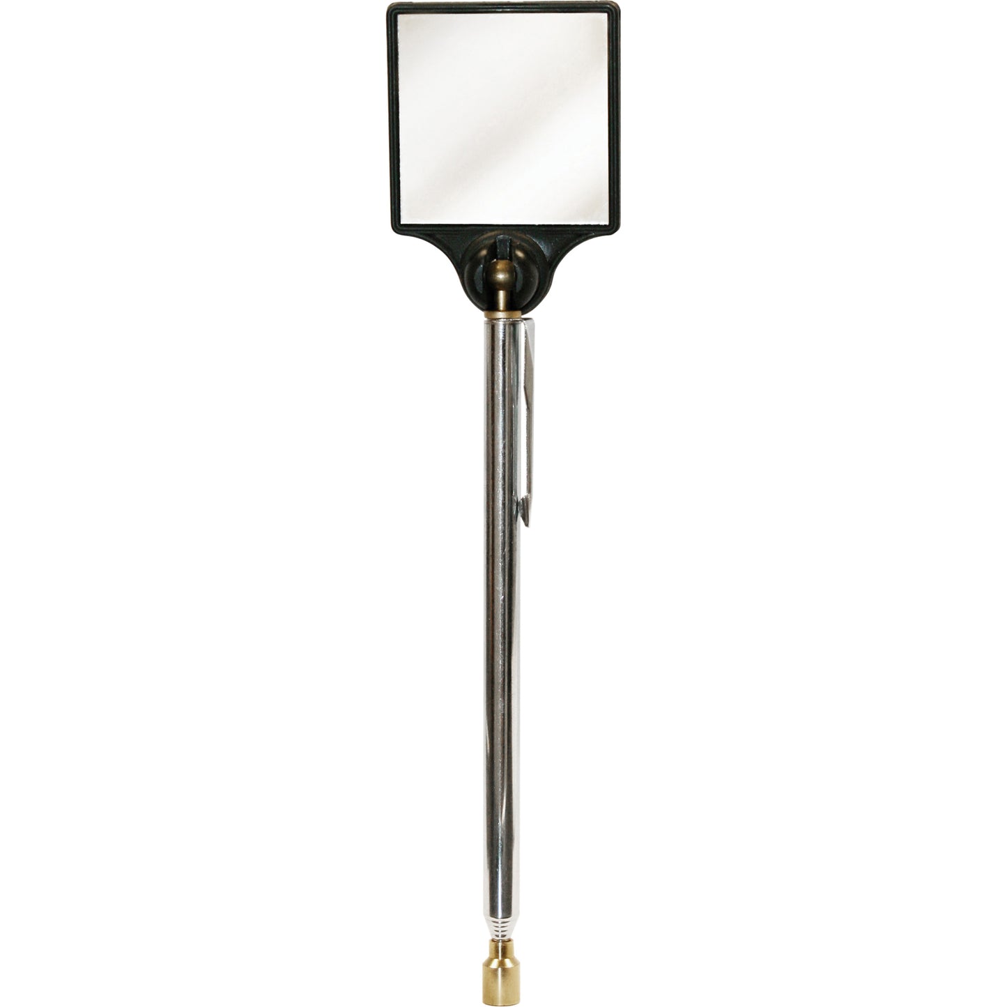 Inspection Magnetic Mirror, Square, 2" L x 2" W, Telescopic