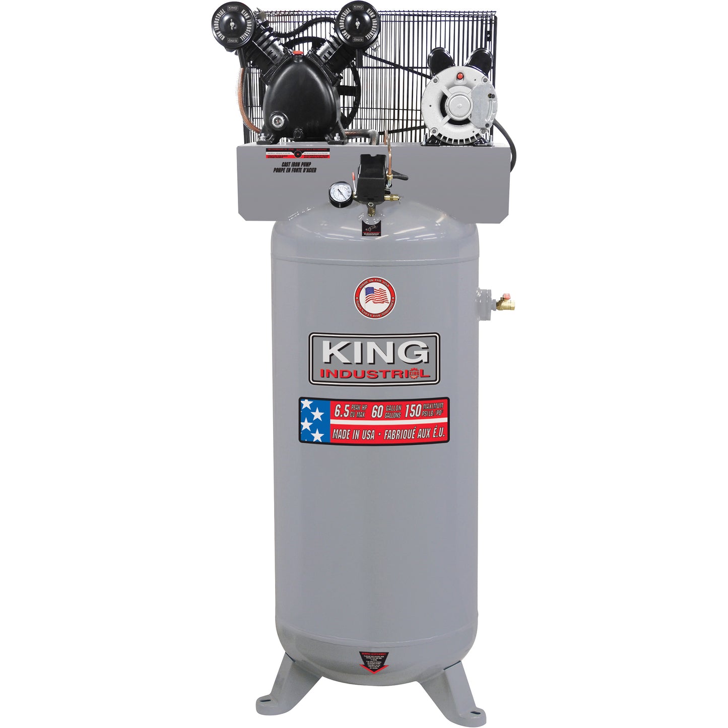 Industrial Compressors, 50 Gal. (60 US Gal)