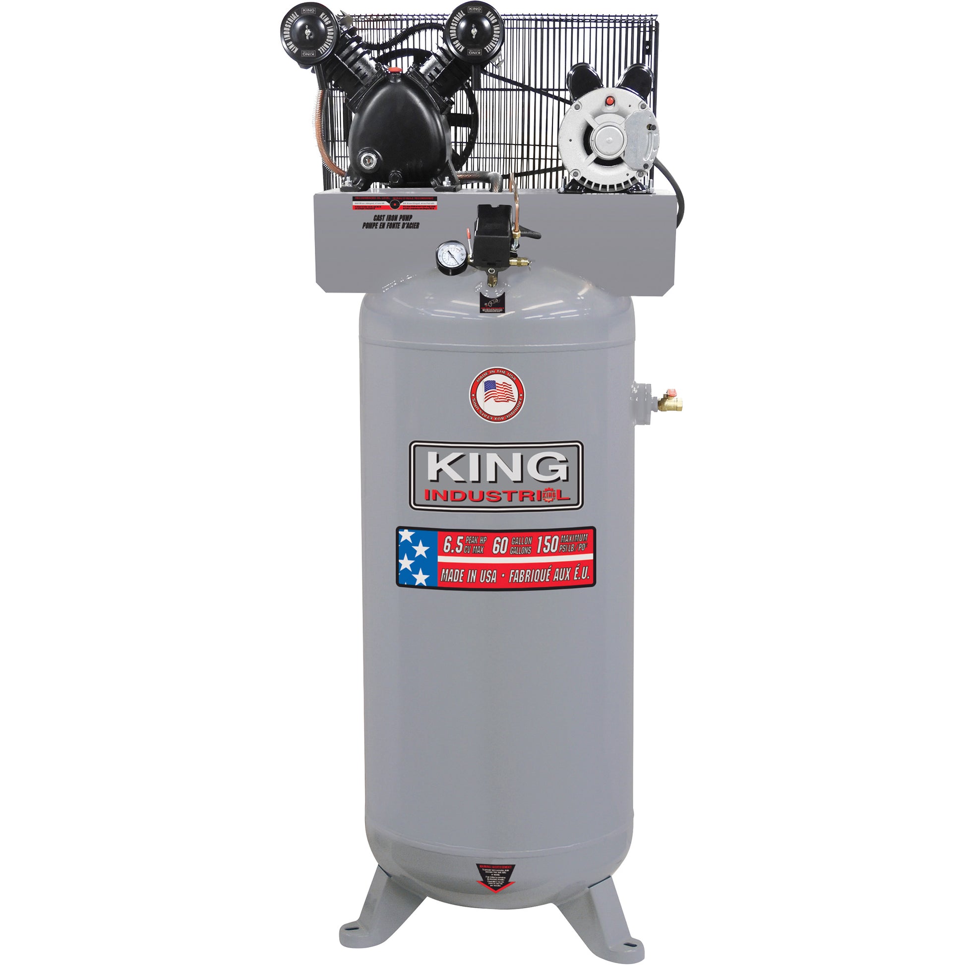 Industrial Compressors, 50 Gal. (60 US Gal)