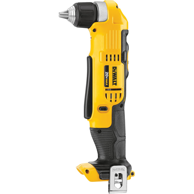 Max Right Angle Drill Driver (Tool Only), Lithium-Ion, 20 V, 3/8" Chuck, 360 UWO Torque