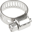 Hose Clamps - Stainless Steel Band & Screw, Min Dia. 1/5", Max Dia. 5/8"