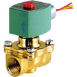 2-Way Pilot Operated Solenoid Valves, 1-1/2" Pipe, 100 psi