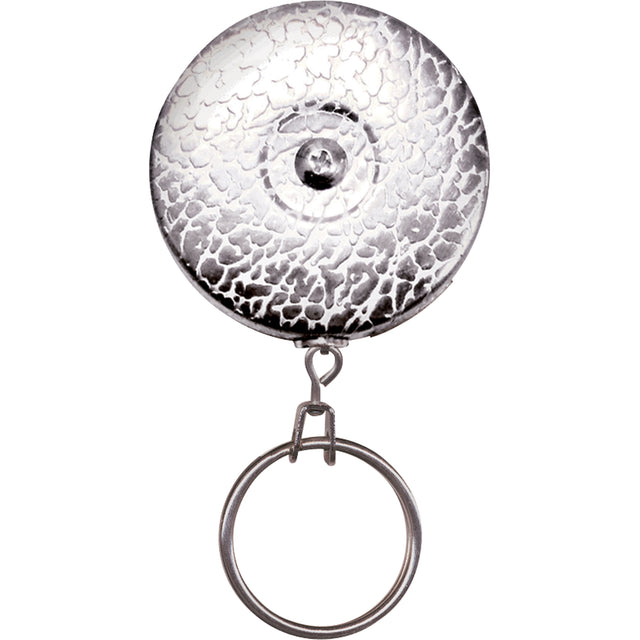 The Original Key Reel, Chrome, 24" Cable, Belt Clip Attachment