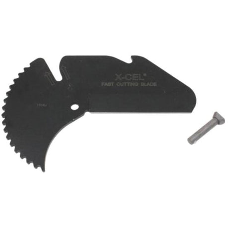 Large Diameter Ratcheting Plastic Pipe and Tubing Cutter, 2-3/8" Capacity