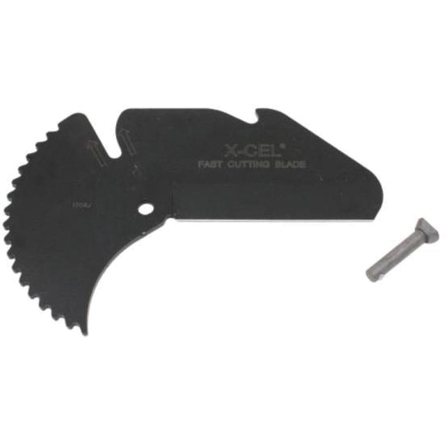 Large Diameter Ratcheting Plastic Pipe and Tubing Cutter, 2-3/8" Capacity