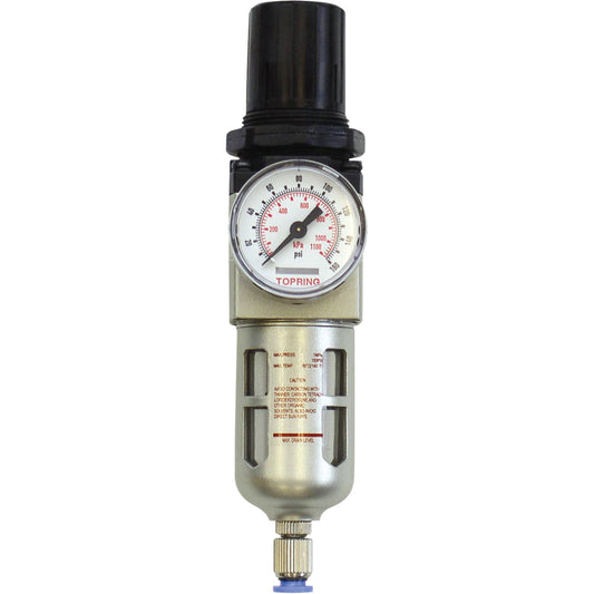 Modular Filter/Regulator, 1/8" NPT, 150 PSI, 0.7 fl.oz. Capacity