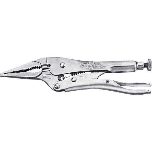 Vise-Grip® Pliers with Wire Cutter, 4" Length, Long Nose