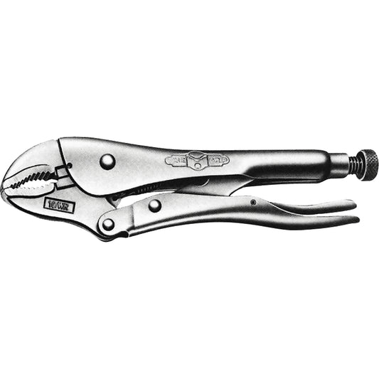 Vise-Grip® Pliers with Wire Cutter, 10" Length, Curved Jaw